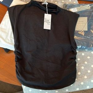 Reformation Lindy Ruched Crop Top